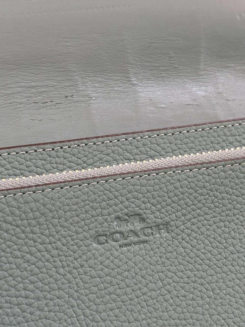 Authentic Coach Crossbody Wallet Purse w/ Authentic Repurposed Charms Keychains